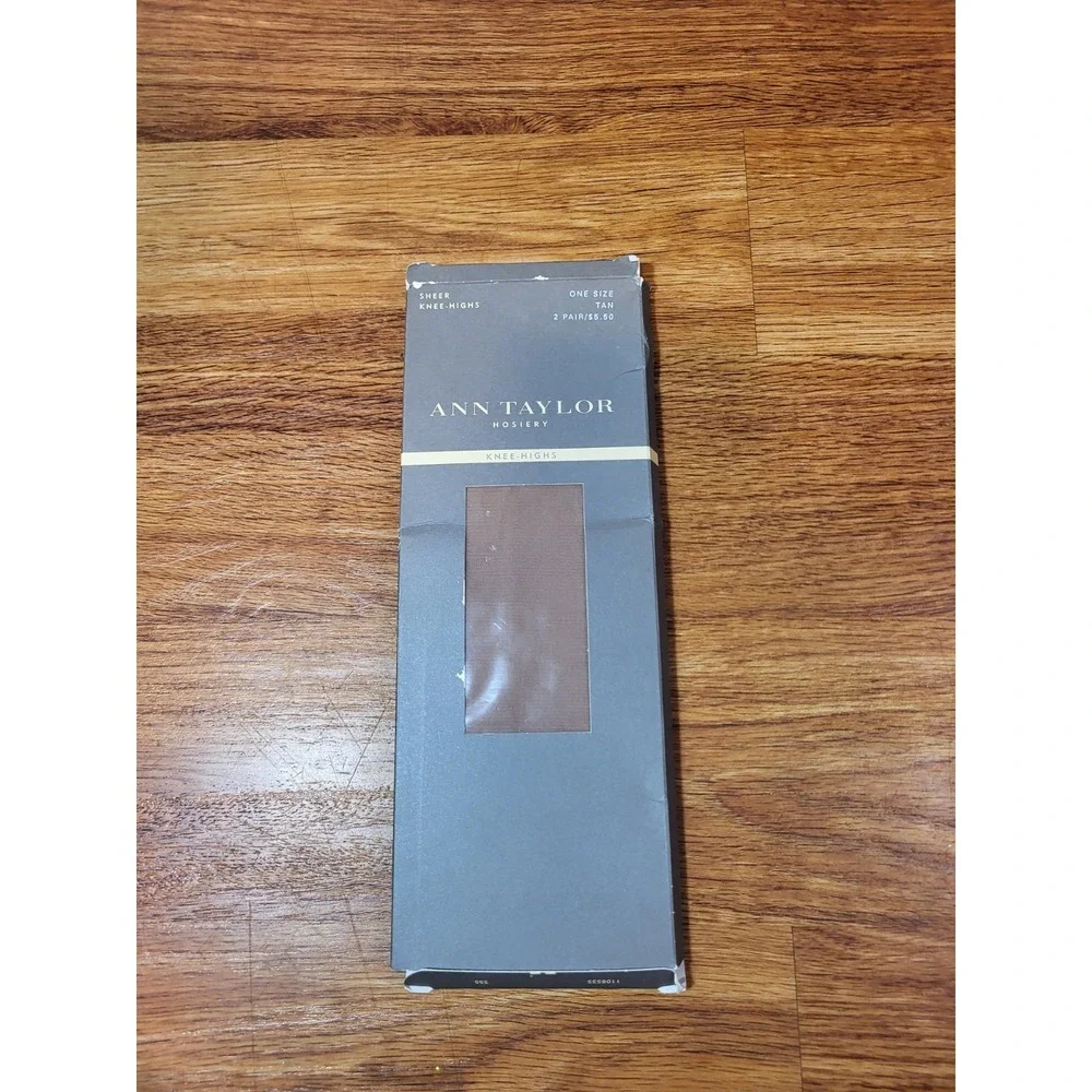 Vintage Ann Taylor‎ Hosiery Sheer Knee Highs OSFA 2 Pair